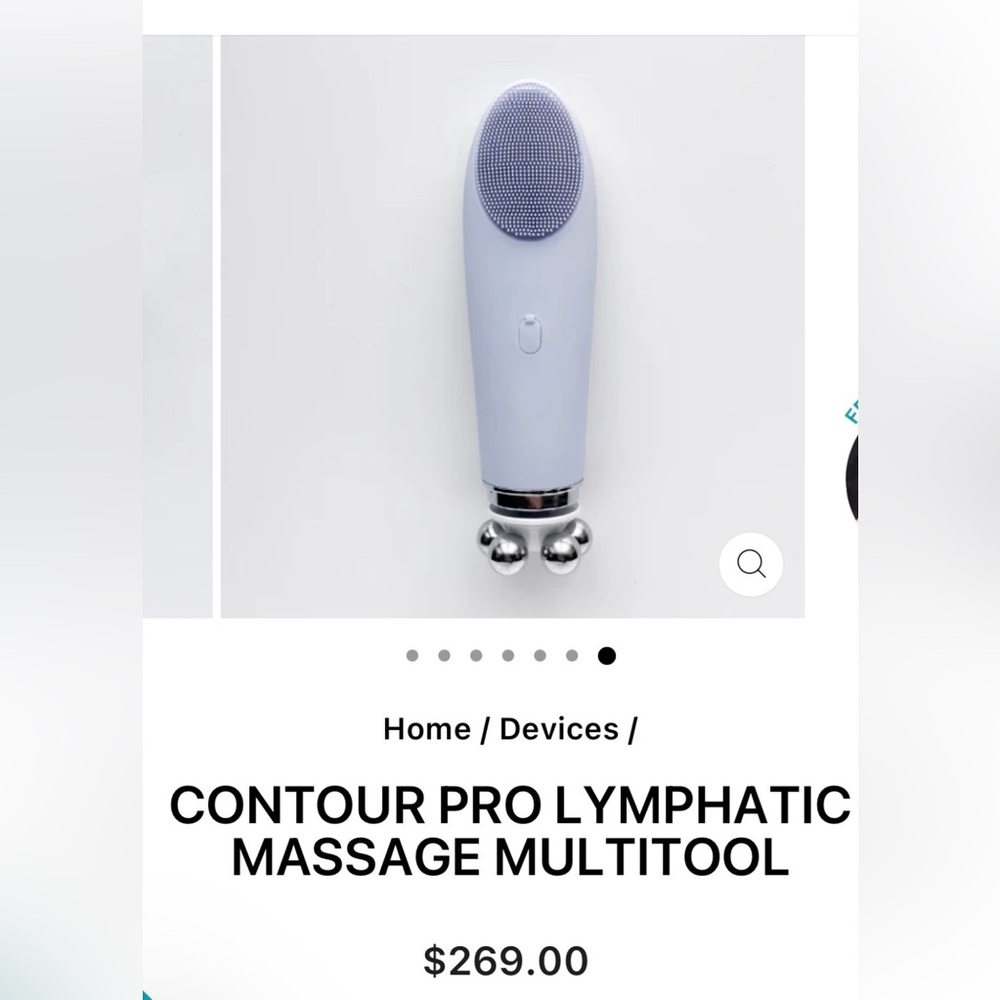 Contour Pro Lymphatic Massage Multitool - plus exfoliating/cleansing brushes